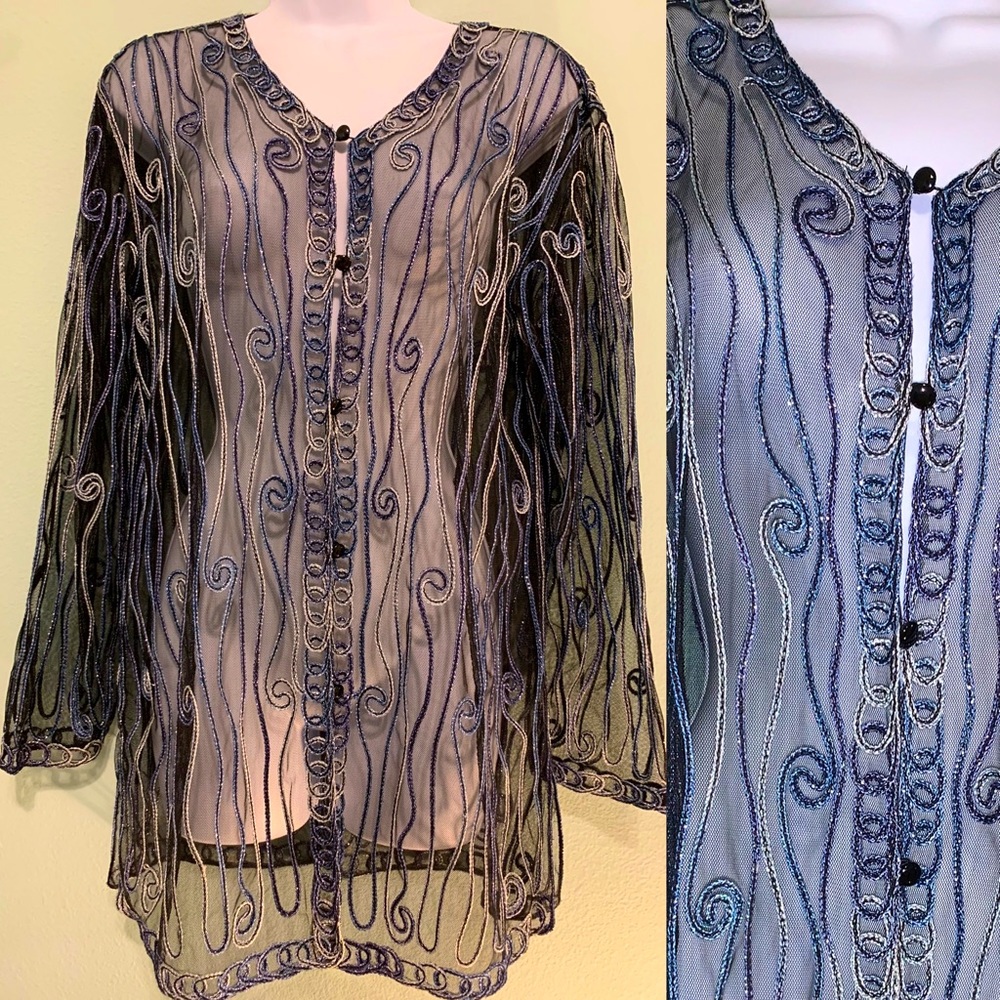 Vintage Quality Garment Dressy Button Down Shirt